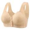 SRZYMJ Women's Seamless Underwire-Free Push-Up V-Neck Bralette view 1