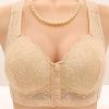 SRZYMJ Women's Seamless Underwire-Free Push-Up V-Neck Bralette view 2