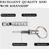 AHEJIOO High-Frequency Dog Whistle, Adjustable Stainless Steel, Silver view 3