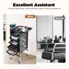 Salon Trolley with Drawers and Wheels view 4