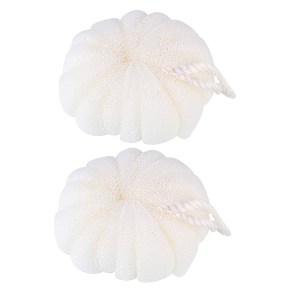 2-Pack PE Shower Sponges for Body Exfoliation