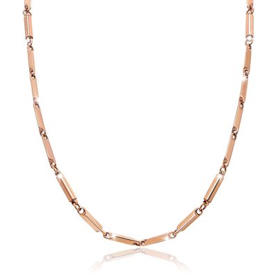 JEROOT Women's Rose Gold Magnetic Necklace with Cylindrical Magnets