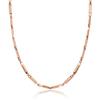 JEROOT Women's Rose Gold Magnetic Necklace with Cylindrical Magnets view 1