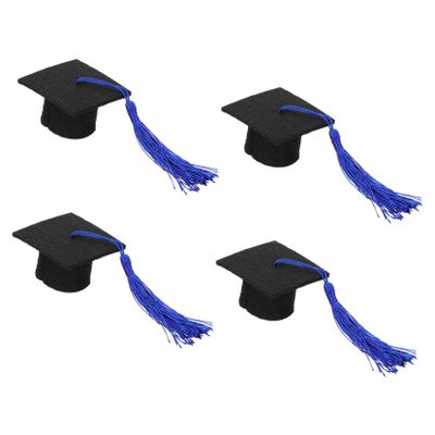VANZACK 4-Piece Pet Graduation Cap Set