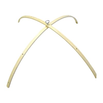 Dickly 36 cm Bamboo DIY Mobile Hanging Frame for Nursery Decor