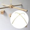 Dickly 36 cm Bamboo DIY Mobile Hanging Frame for Nursery Decor view 3
