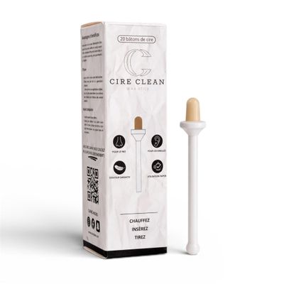 CIRECLEAN 20 Nose Wax Sticks, Ready to Use, Nose & Ear Hair Removal, Fast & Effective, for Men & Women, French Brand