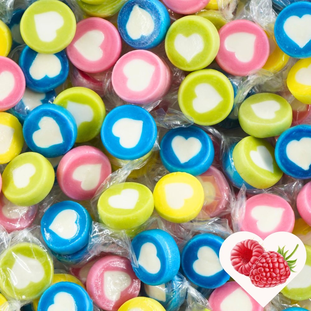 EinsSein Colorful Heart Rock Candies, 5 kg | Handmade Hard Candy