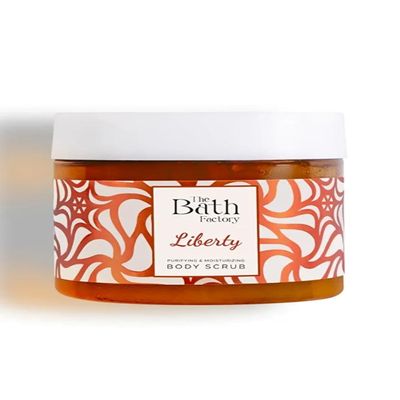 The Bath Factory Liberty Body Scrub – Exfoliating and Moisturizing Body Polish for All Skin Types