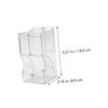 ERINGOGO Transparent Hamster Food Bowl view 3