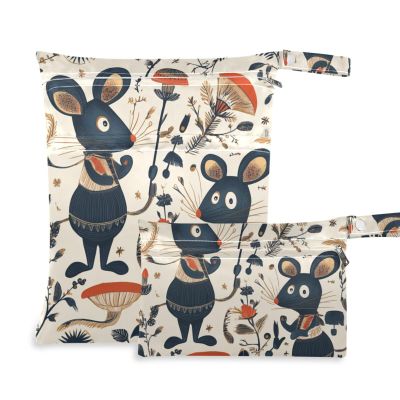Amooorous Fairy Tale Washable Travel Bags, 2-Pack