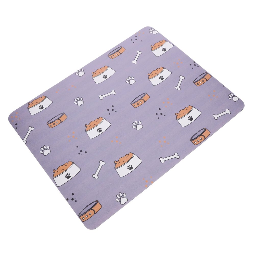 HAPINARY Absorbent Feeding Mat for Pets, Dog Bowl Mat, Quick-Drying Placemat