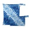 Amoorous Washable Wet Bags for Swimsuits, Gradient Blue, 2-Pack view 1