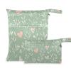 Amooorous Green Valentine Swimsuit Bags, 2-Pack, with Handles view 1