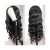 20-Inch Human Hair Body Wave V-Part Wig, Natural Color, 180% Density view 2