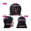 20-Inch Human Hair Body Wave V-Part Wig, Natural Color, 180% Density view 3