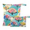 Colorful Chinese Ink Painting Floral Wet Bags, 2-Pack view 1