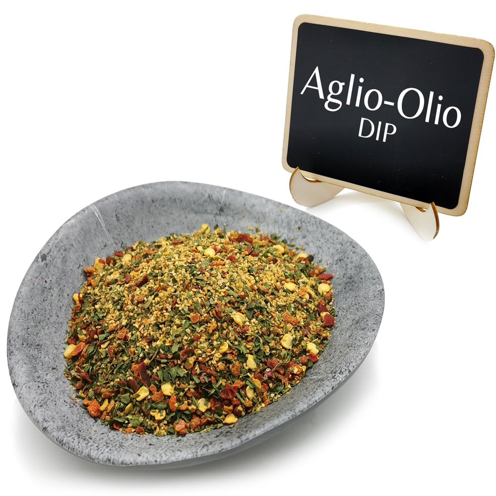 Aglio-Olio Dip Seasoning Blend with Garlic & Chili, 100 g