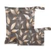 Amooorous Reusable Wet/Dry Bags, Gray-Brown, 2-Pack, with Handles view 1