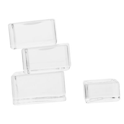 Square Glass Lash Extension Holders, 4 Pcs.
