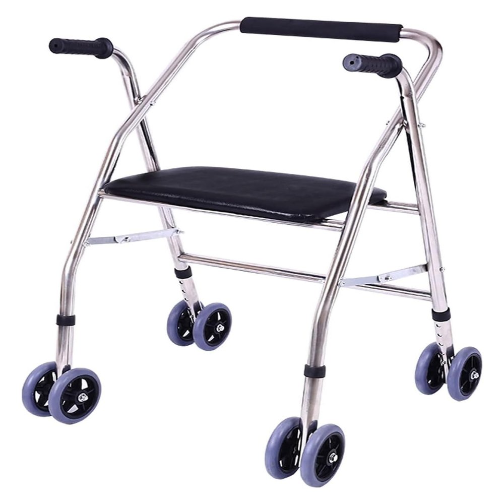 Folding Walker, Compact Walking Frame for Older Adults