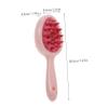 Double-Sided Scalp Massager, Pink ABS Hair-Washing Brush for Adults view 2