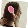 Double-Sided Scalp Massager, Pink ABS Hair-Washing Brush for Adults view 3
