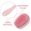 Double-Sided Scalp Massager, Pink ABS Hair-Washing Brush for Adults view 4
