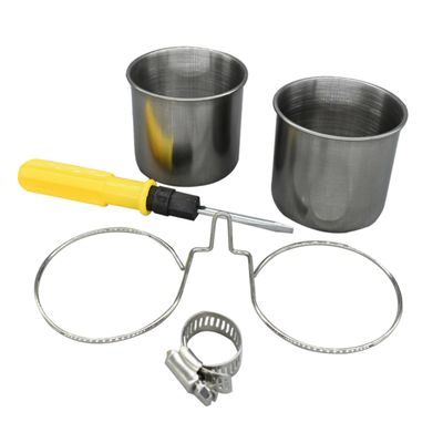 GRIRIW Stainless Steel Parrot Feeding Bowl