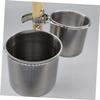GRIRIW Stainless Steel Parrot Feeding Bowl view 2
