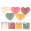 ERINGOGO Heart-Shaped Facial Cleansing Sponges, 5-Pack view 2