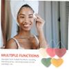 ERINGOGO Heart-Shaped Facial Cleansing Sponges, 5-Pack view 4