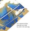 Amooorous Zipper Wet/Dry Bags, Chinese Landscape, Blue and Gold, 2-Pack view 3