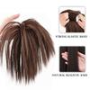 Synthetic Messy Bun Hairpiece with Elastic Band (Black view 4