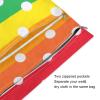 Amooorous Reusable Waterproof Wet Bags with Cartoon Dots, Rainbow Colors, 2-Pack view 3