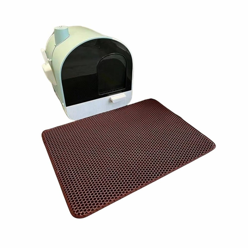 Waterproof Cat Litter Mat, Brown, 40 x 60 cm