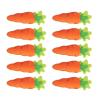 Vdaxvme Easter Carrot-Shaped Cutlery Pockets, 10-Pack view 1