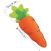Vdaxvme Easter Carrot-Shaped Cutlery Pockets, 10-Pack view 4
