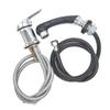 Luobannm Hair Washing Basin for Hair Salons, Hot and Cold Water Lines, Shower Hose, Faucet Replacement Set view 1