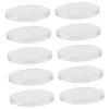 10-Piece Round Transparent Silicone Eyelash Palettes view 1