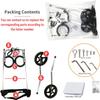 GJUOFFKO Rear-Leg Dog Wheelchair for Pet Rehabilitation view 4