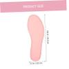 Thin Shoe Insoles, 1 Pair, Pink Cotton, Breathable view 2