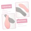 Thin Shoe Insoles, 1 Pair, Pink Cotton, Breathable view 4