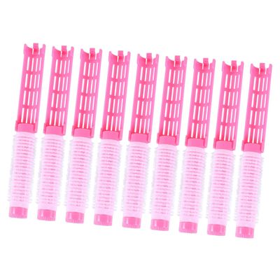Pink Plastic DIY Hair Curlers