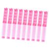 Pink Plastic DIY Hair Curlers view 1