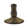 Vyloky Natural Barber Neck Brush with Wood Handle, Soft Natural-Fiber Bristles, Easy to Clean (15 cm, Brown) for Salon and Home view 4
