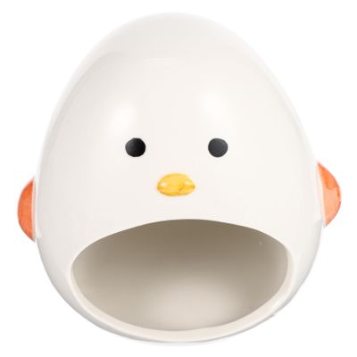 HAPINARY Decorative Ceramic Hamster House, Animal-Shaped Pet Hideaway