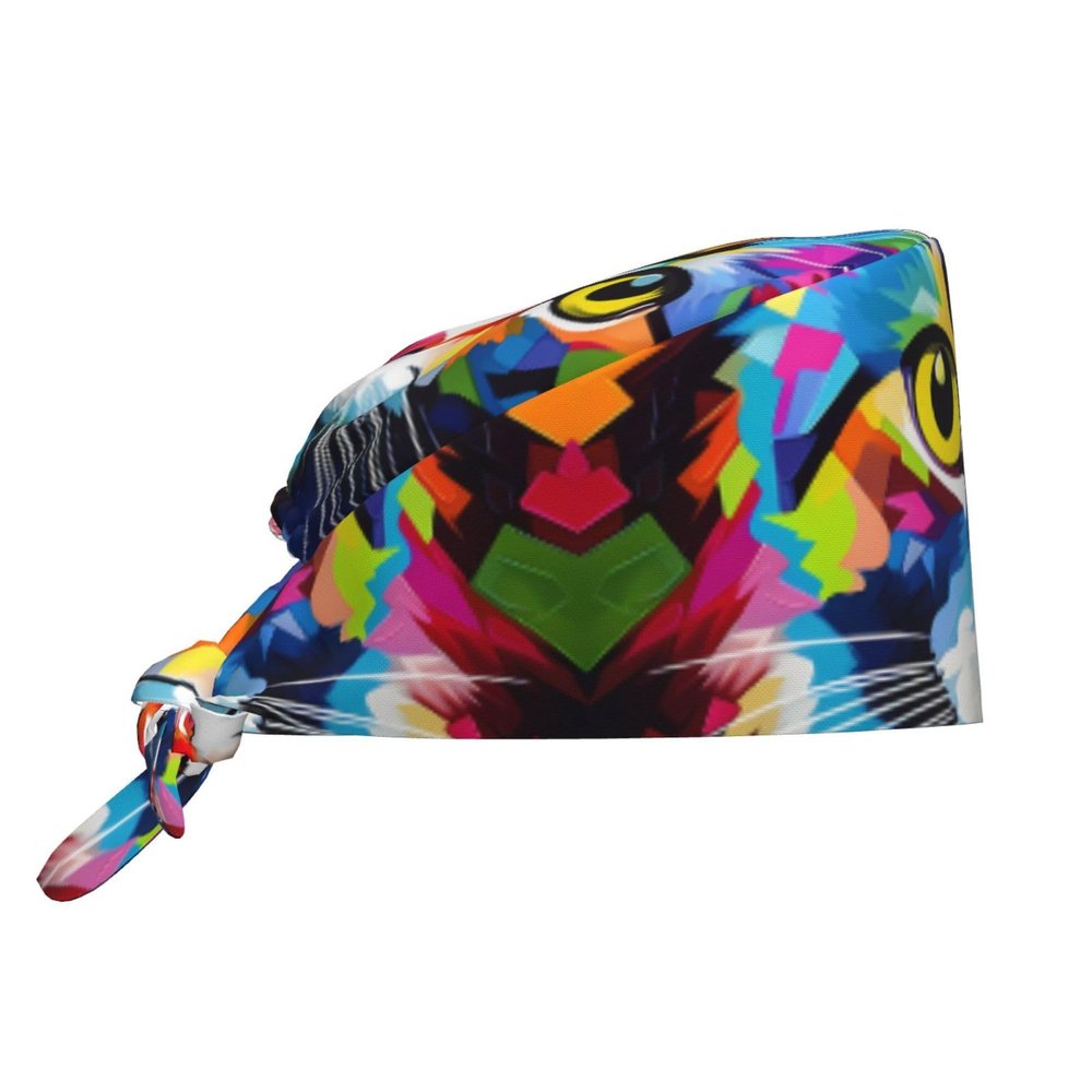 Painted Cats Work Hat