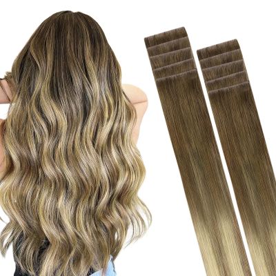 GOO GOO Invisible Tape Extensions, Human Hair, 40 cm, 25 g, 10 pcs., #(T3/8)613