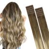 GOO GOO Invisible Tape Extensions, Human Hair, 40 cm, 25 g, 10 pcs., #(T3/8)613 view 1